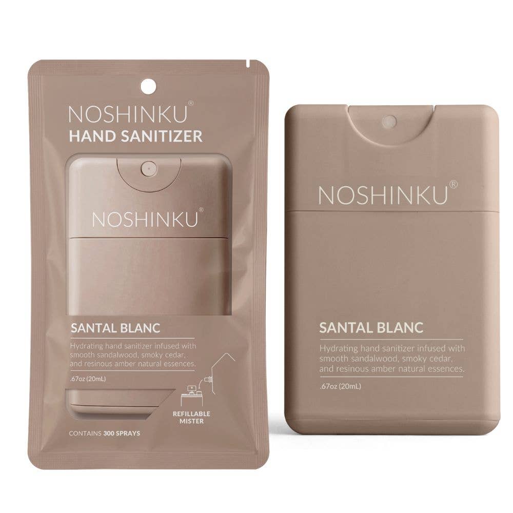 Santal Blanc Hydrating Pocket Hand Sanitizer