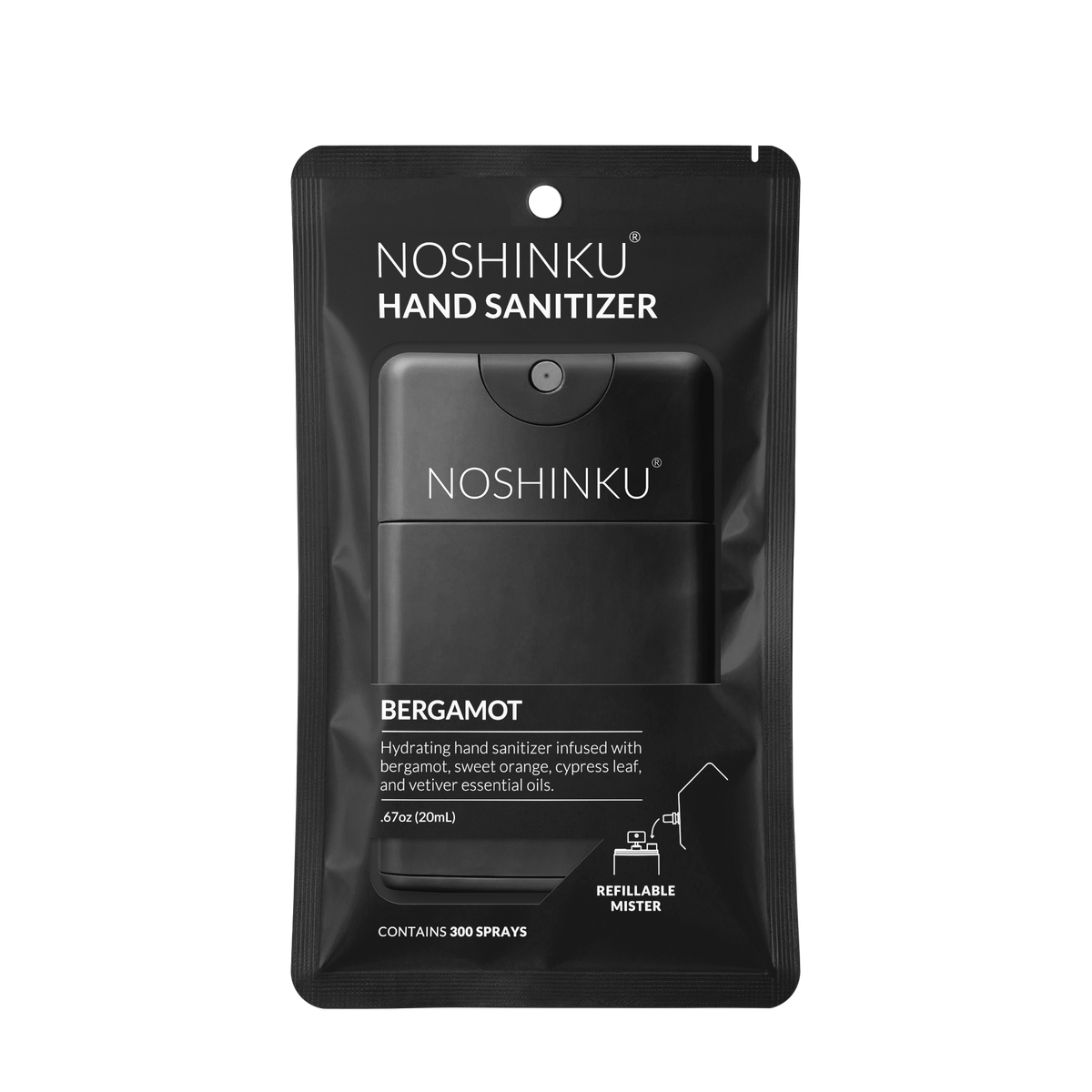 Bergamot Ultra-Moisturizing Pocket Hand Sanitizer