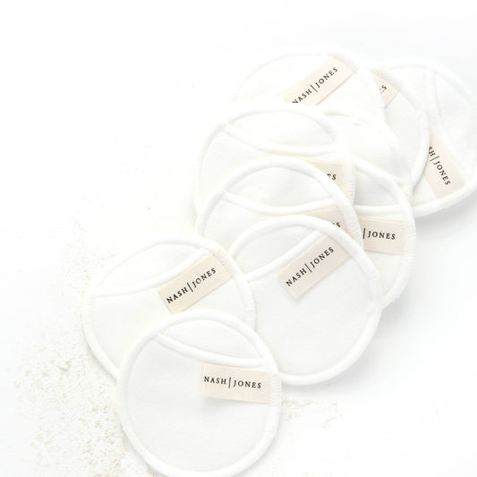 Bamboo and Cotton Reusable Facial Pads
