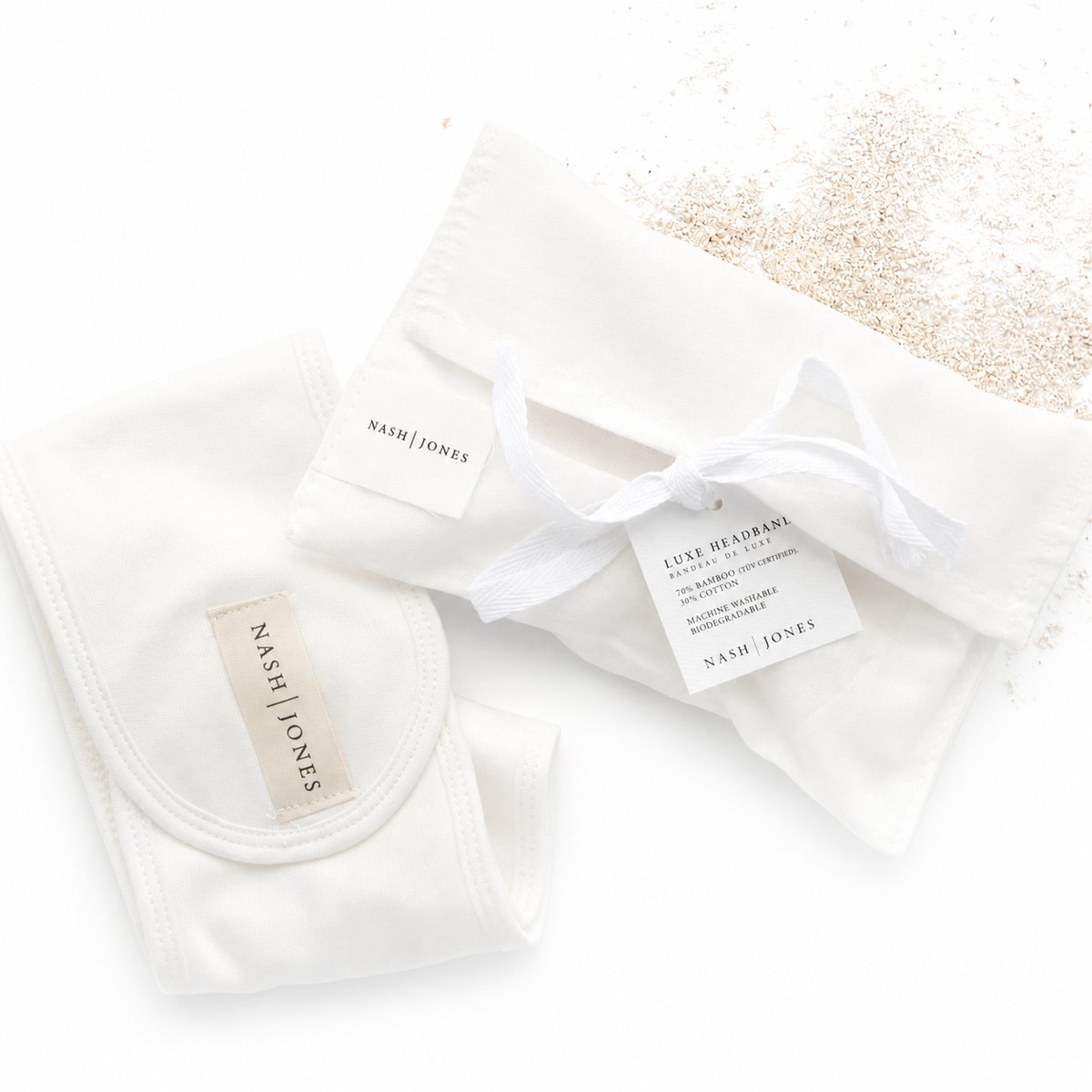 Bamboo and Cotton Luxe Spa Headband